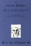 De l'inégalité