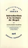 Introduction à la lecture de Hegel