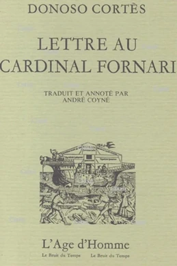Lettre au cardinal Fornari Lettre au cardinal Fornari