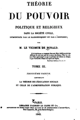 Théorie du pouvoir politique et religieux