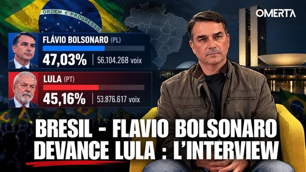 Brésil : flávio bolsonaro devance lula : l’interview