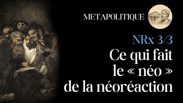 Ce qui fait le « néo » de la néoréaction (partie 3/3)  – Technologie et pathologie de l’âme