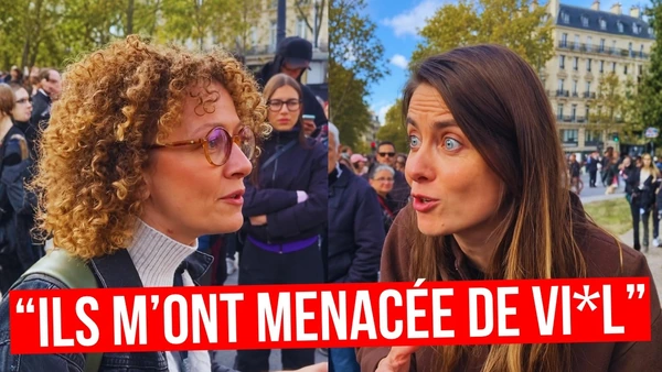 Cette gauchiste vire à droite en direct apres le 17 octobre