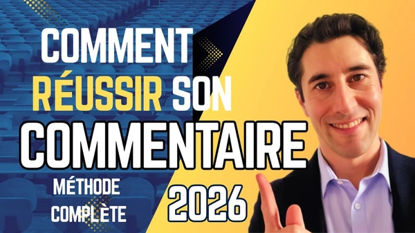 COMMENTAIRE de TEXTE en DROIT : la méthode claire d’un PROFESSEUR pour réussir
