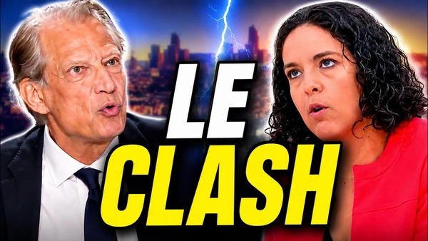 Dominique De Villepin annonce sa candidature et se clashe avec Manon Aubry