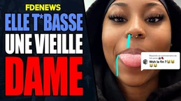 Elle tapote une vieille dame parce qu'elle ne comprend pas une expression Elle tapote une vieille dame parce qu'elle ne comprend pas une expression