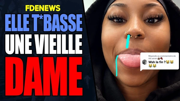 ELLE TAPOTE UNE VIEILLE DAME PARCE QU'ELLE NE COMPREND PAS UNE EXPRESSION