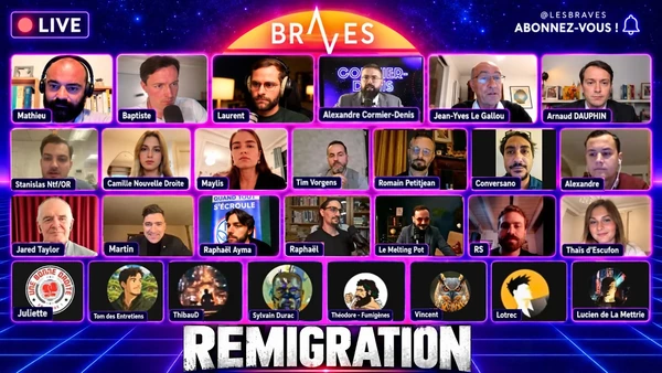 Extrait de mon passage au Live sur la Remigration @LesBraves