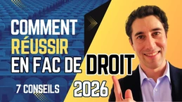 FAC DE DROIT : 7 conseils d’un PROFESSEUR pour RÉUSSIR