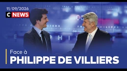 Face à Philippe de Villiers / 11 septembre 2026 (CNews) Face à Philippe de Villiers / 11 septembre 2026 (CNews)