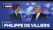 Face à Philippe de Villiers / 11 septembre 2026 (CNews) Face à Philippe de Villiers / 11 septembre 2026 (CNews)
