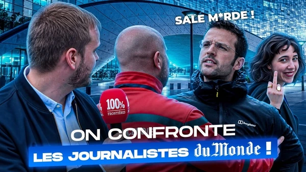 Fake News du Monde : 100%Frontières se rend devant leurs locaux. Ça part en vrille !