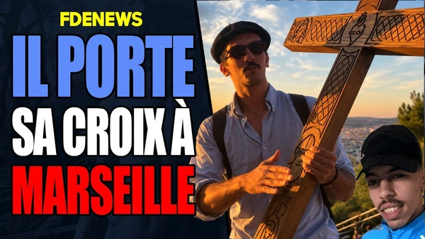 Il porte sa croix à Marseille, ça tourne mal