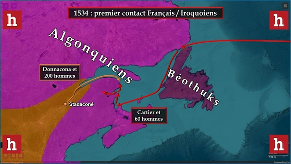 Jacques Cartier et la découverte du Canada (1534 - 1543)