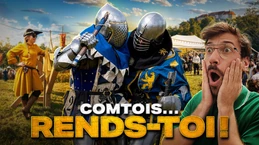 J’ai assisté à un tournoi de BÉHOURD ! (Fête médiévale, Château de Montby)