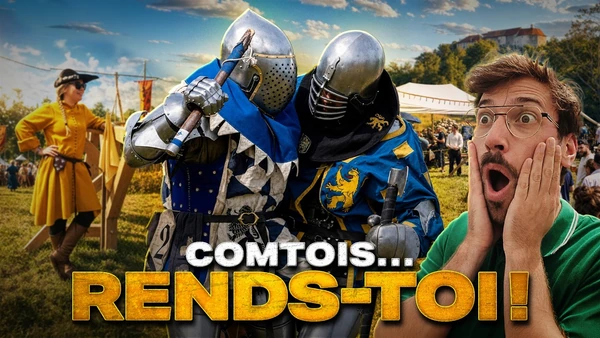 J’ai assisté à un tournoi de BÉHOURD ! (Fête médiévale, Château de Montby)