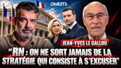 Jean-Yves Le Gallou "RN : on ne sort jamais de la stratégie qui consiste à s’excuser"