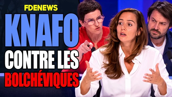 Knafo prise en sandwich par deux communistes fanatiques