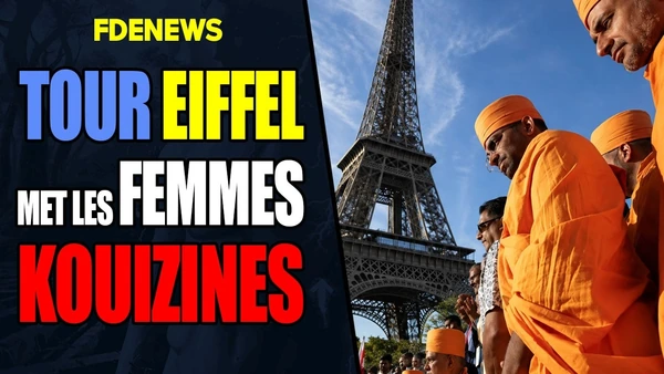 La tour eiffel met les femmes à la kouizine