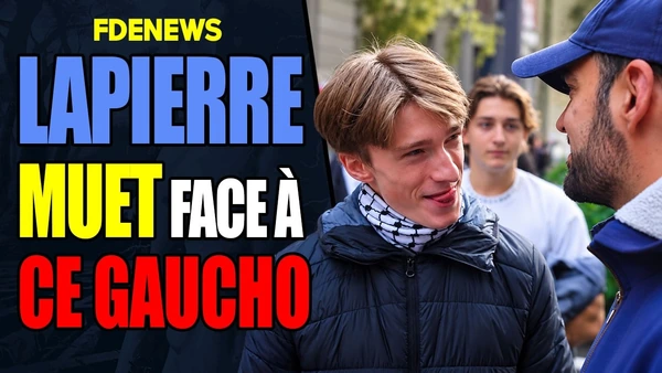 Lapierre mis en difficulté par un lézard communiste