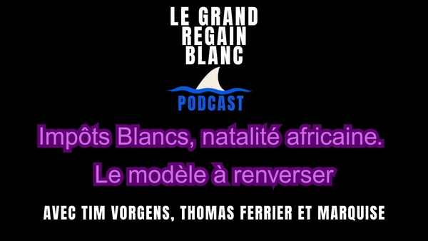 Le Grand Regain Blanc - Impôts Blancs, natalité africaine. Le modèle à renverser.