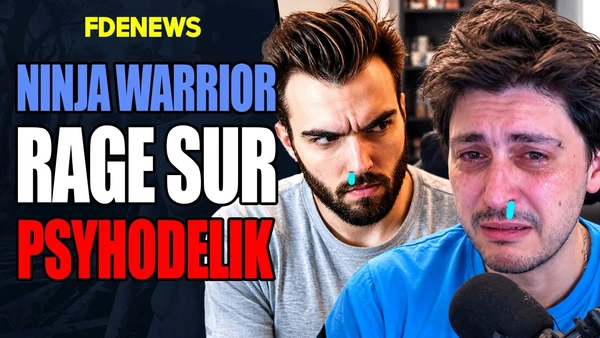 Le ninja warrior clément dumais RAGE sur psyhodélik