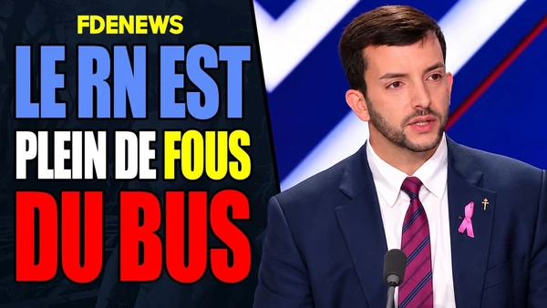Le rassemblement national est le parti des fous du bus