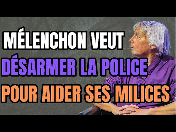 LFI veut désarmer la police pour imposer ses milices