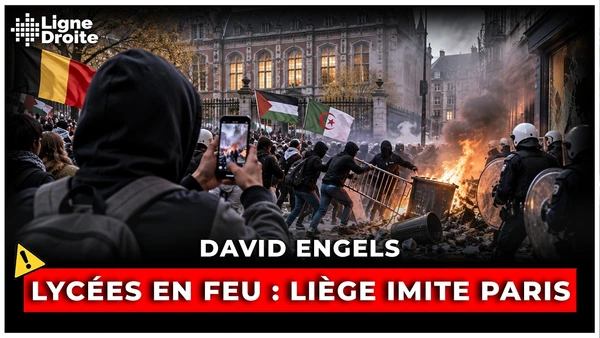 Liège en émeute : les lycéens belges imitent la France… jusqu’au drapeau algérien