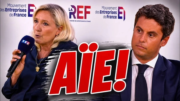 Marine Le Pen se fait recadrer par Gabriel Attal ?