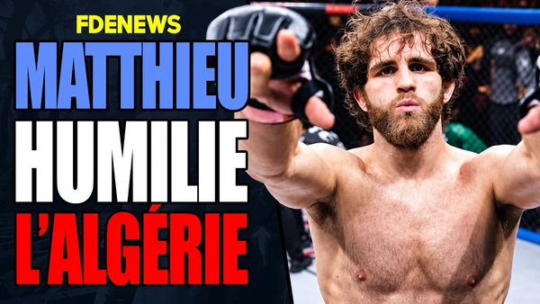 Matthieu letho duclos explose son adversaire, l'Algérie en crise d'hystérie