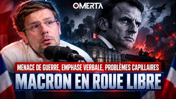 Menace de guerre, emphase verbale, problèmes capillaires macron en roue libre