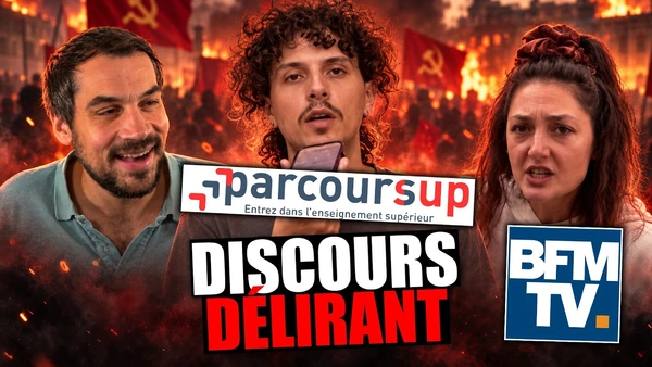 Parcoursup, sélection : folie communiste sur BFM (je suis en PLS face aux propos de ces gauchistes)