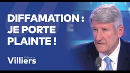 Philippe de Villiers : "Diffamation : je porte plainte !"
