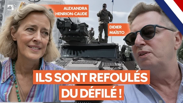 QR Code au défilé du 14 juillet : « On nous a volé nos militaires ! » - Alexandra Henrion Caude