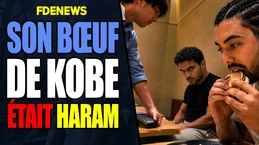 Son bœuf de kobe hallal ne lui convient pas, il s'insurge