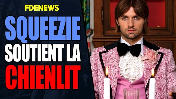 Squeezie soutient les jeunes ingénieurs en feu de poubelle