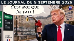 Trump - Iran : la guerre du pétrole frappe la France - JT du mercredi 9 septembre 2026 Trump - Iran : la guerre du pétrole frappe la France - JT du mercredi 9 septembre 2026