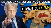 Ukraine, Ormuz : vers la pénurie alimentaire mondiale ? - JT du mardi 25 août 2026 Ukraine, Ormuz : vers la pénurie alimentaire mondiale ? - JT du mardi 25 août 2026