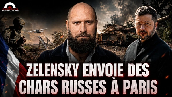 ZELENSKY ENVOIE DES CHARS RUSSES À PARIS